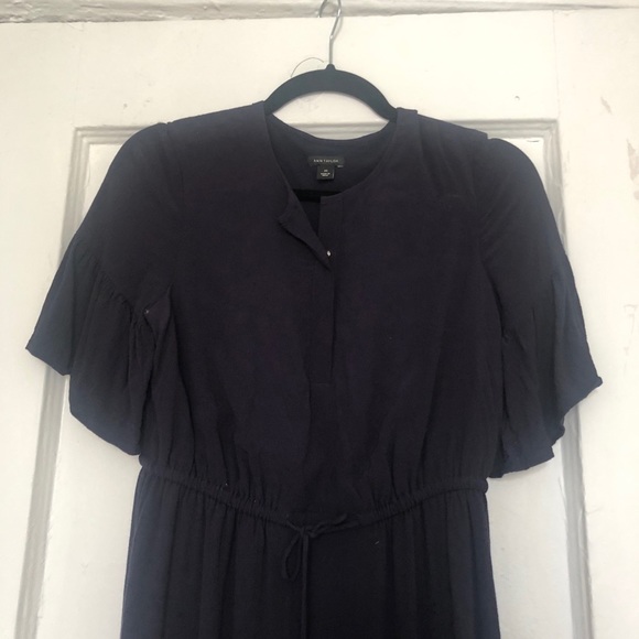 Ann Taylor Midi Dress w/ tassel belt - Picture 5 of 6